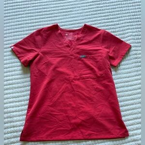 Figs Hibiscus Catarina One Pocket Scrub Top